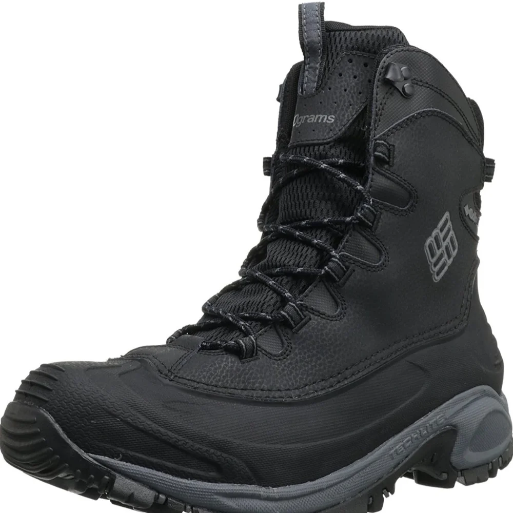 Columbia Waterproof Winter Boots Youth 7 Women’s 8.5 Black Gray NEW